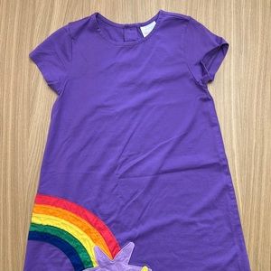 Hanna Anderson rainbow and stars dress